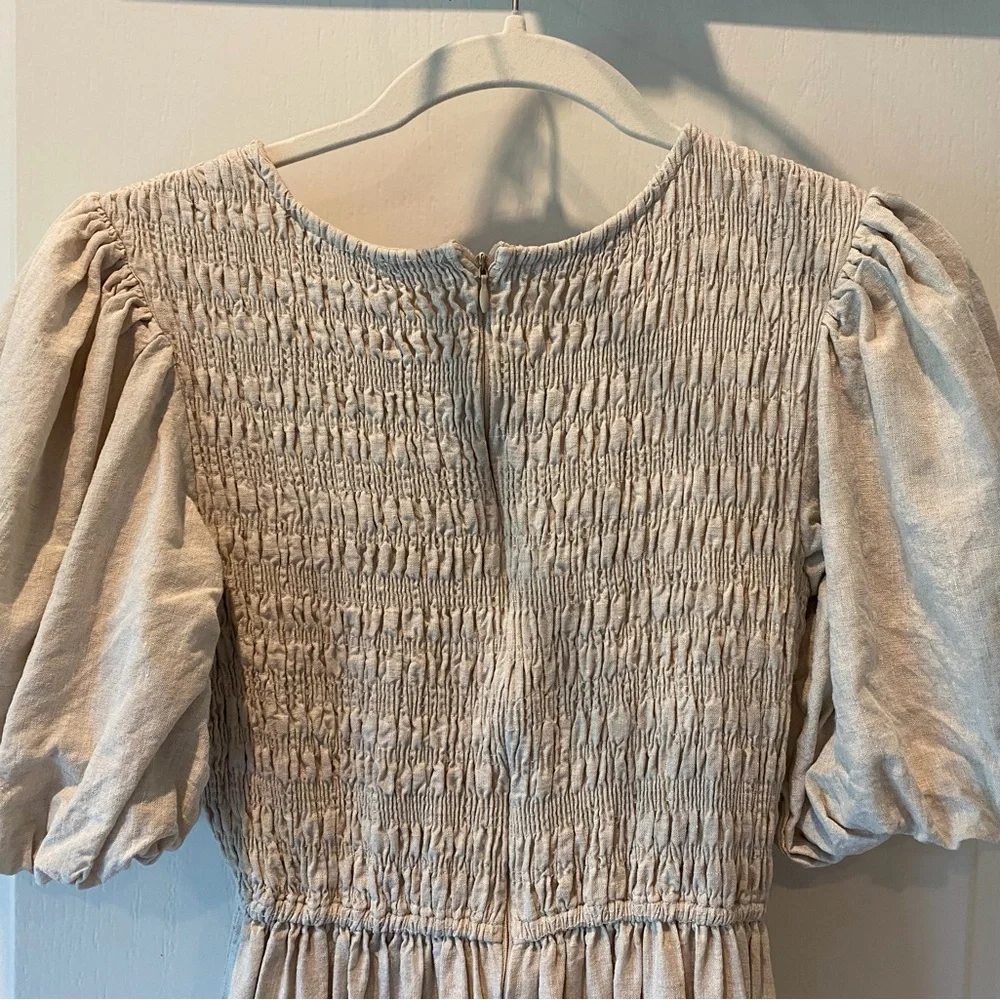 DISSH Ember Natural Linen Dress size 2 - Picture 9 of 10